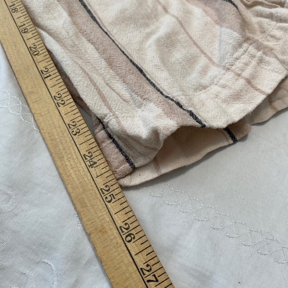 Indigo Rein Women's Linen Blend Cropped Wide Leg Pull-on Pants Size Small - Picture 10 of 10